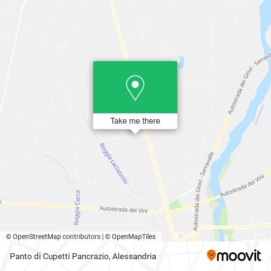 Panto di Cupetti Pancrazio map