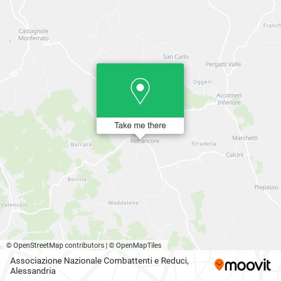 Associazione Nazionale Combattenti e Reduci map
