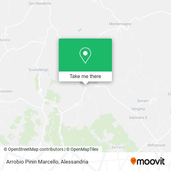 Arrobio Pinin Marcello map