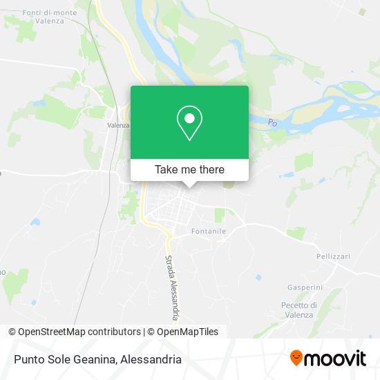 Punto Sole Geanina map