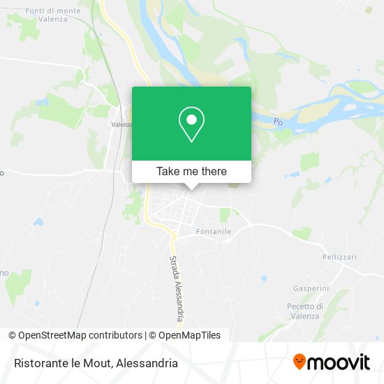 Ristorante le Mout map