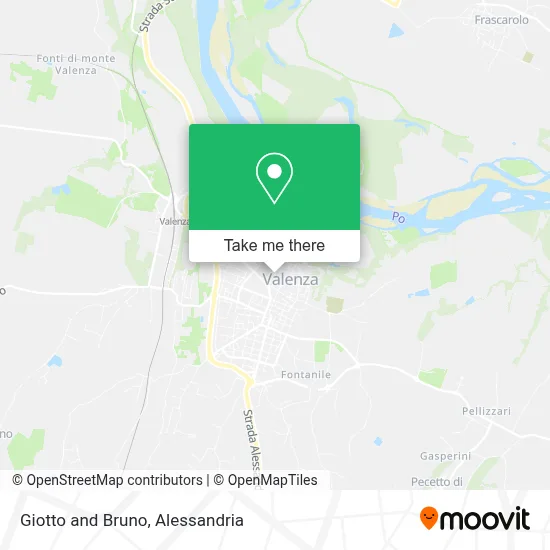 Giotto and Bruno map