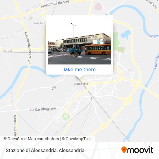 Stazione di Alessandria map