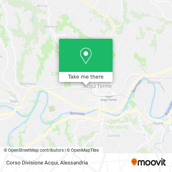 Corso Divisione Acqui map