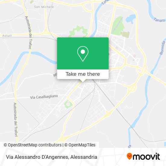 Via Alessandro D'Angennes map