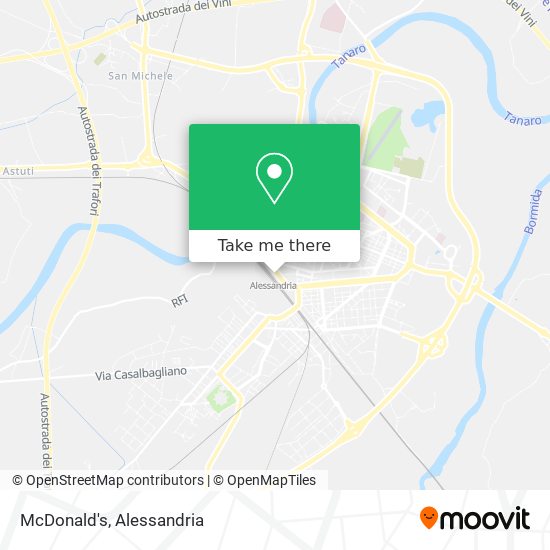 McDonald's map