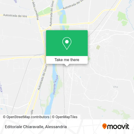 Editoriale Chiaravalle map