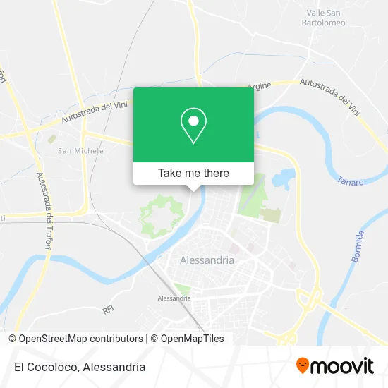 El Cocoloco map