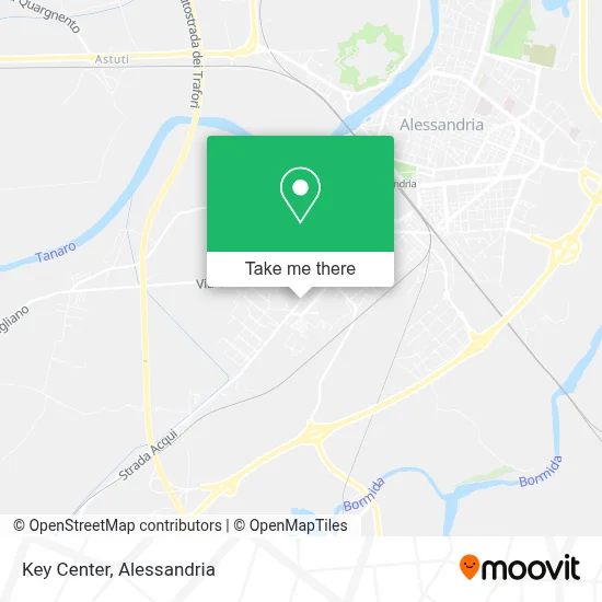 Key Center map