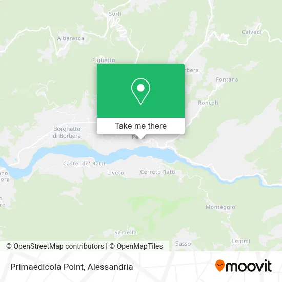 Primaedicola Point map