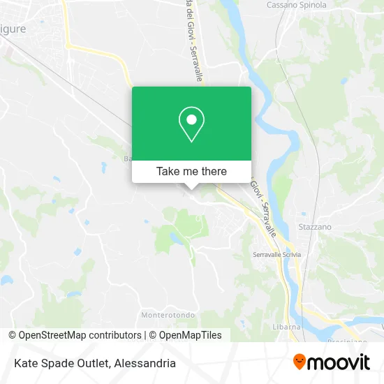 Kate Spade Outlet map