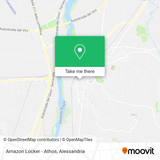 Amazon Locker - Athos map