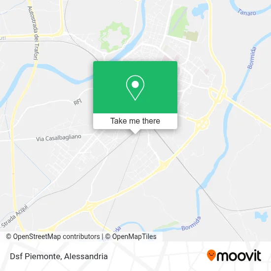 Dsf Piemonte map