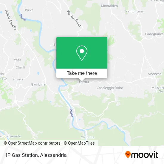 IP Gas Station map