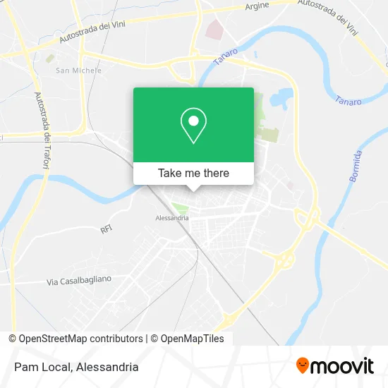 Pam Local map