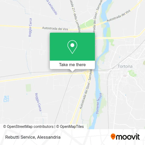 Rebutti Service map