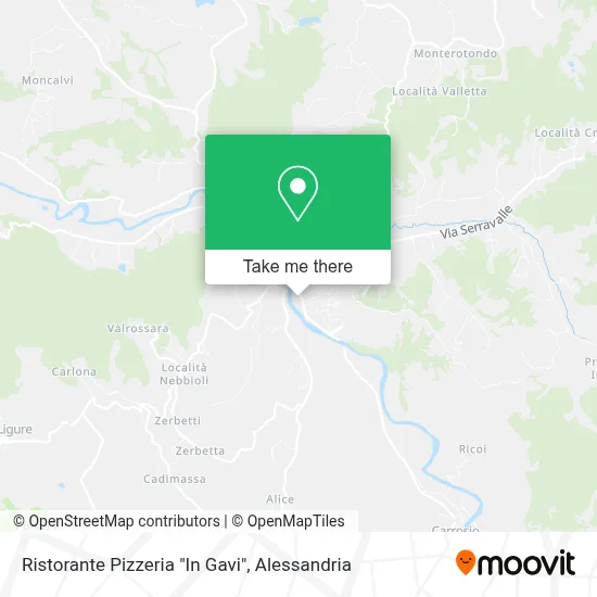 Ristorante Pizzeria "In Gavi" map
