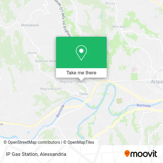 IP Gas Station map