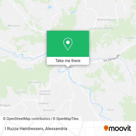 I Ruzza Hairdressers map