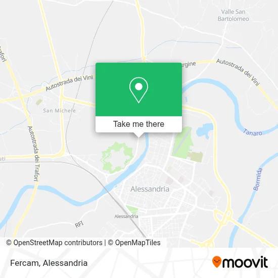 Fercam map