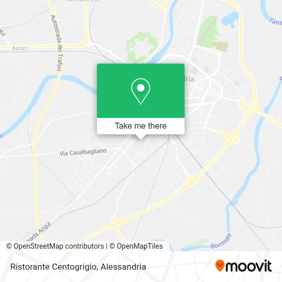Ristorante Centogrigio map