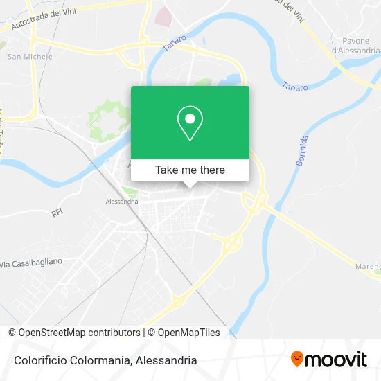 Colorificio Colormania map