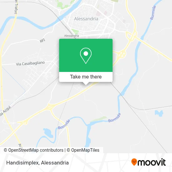 Handisimplex map
