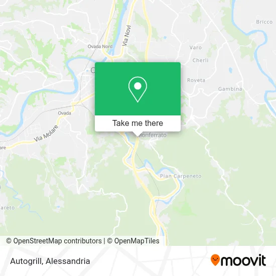 Autogrill map