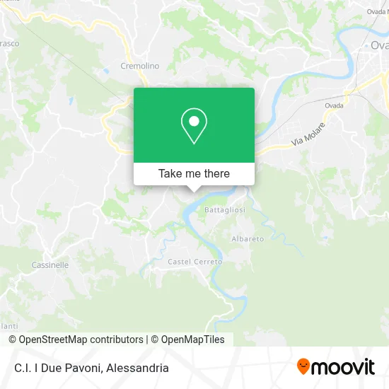 C.I. I Due Pavoni map