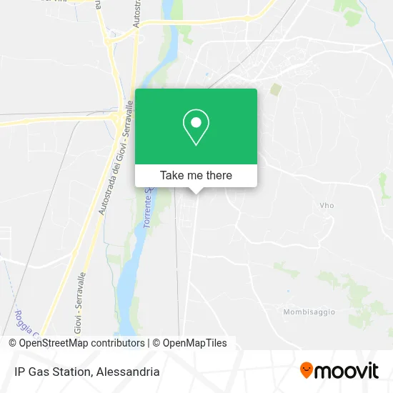 IP Gas Station map