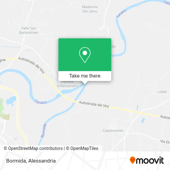 Bormida map
