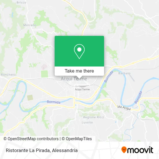 Ristorante La Pirada map
