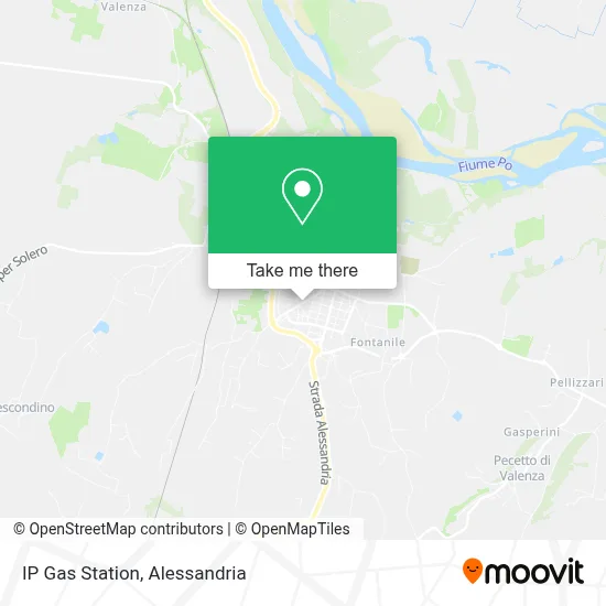 IP Gas Station map