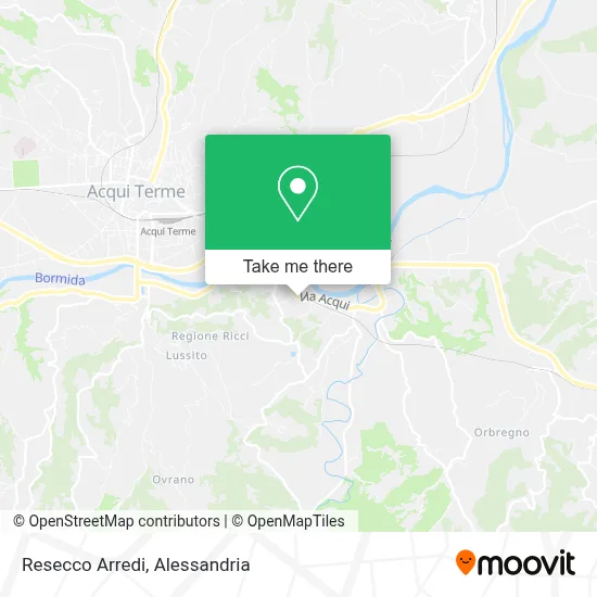 Resecco Arredi map