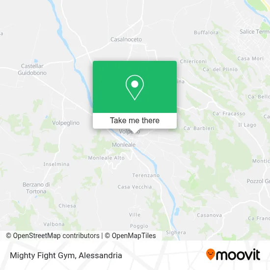 Mighty Fight Gym map