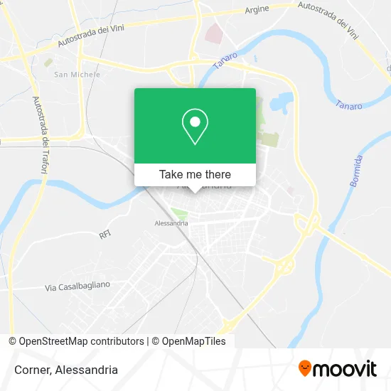 Corner map