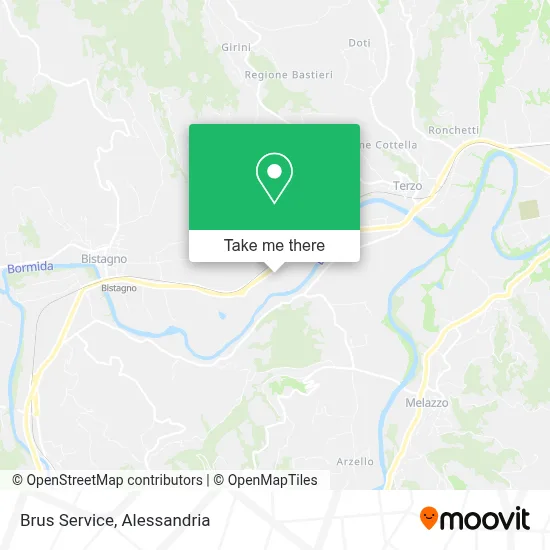Brus Service map
