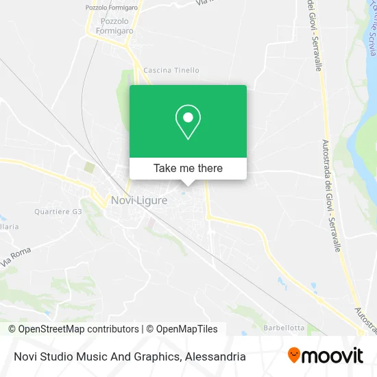 Novi Studio Music And Graphics map