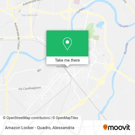 Amazon Locker - Quadro map