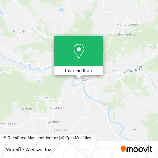 Vincaffe map