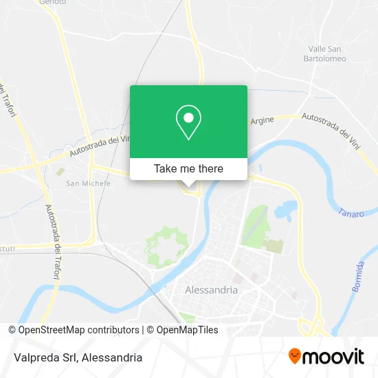 Valpreda Srl map