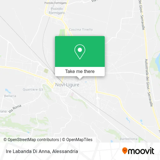 Ire Labanda Di Anna map