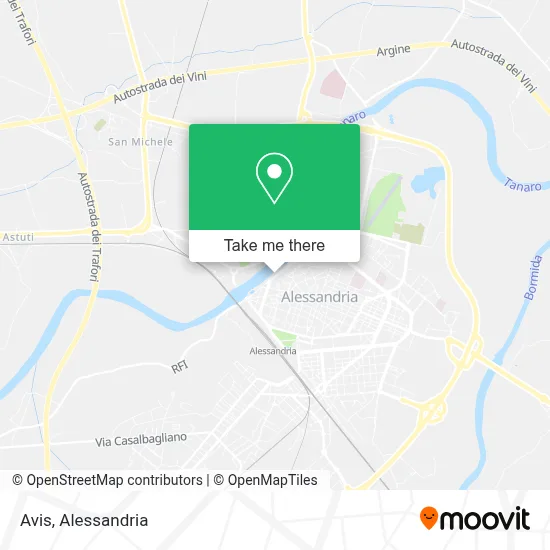 Avis map