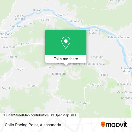 Gallo Racing Point map