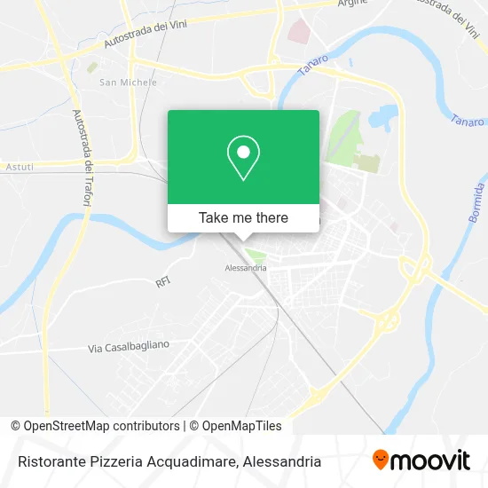 Ristorante Pizzeria Acquadimare map