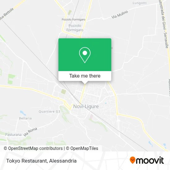 Tokyo Restaurant map