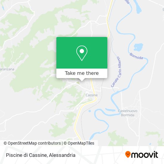 Piscine di Cassine map