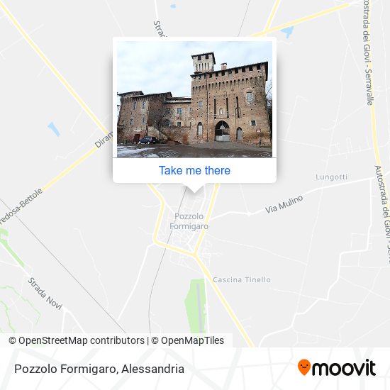 Pozzolo Formigaro map