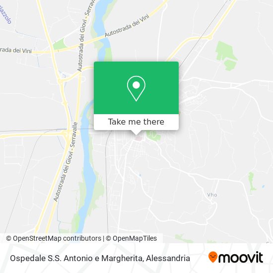 Ospedale S.S. Antonio e Margherita map