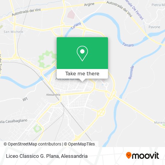Liceo Classico G. Plana map